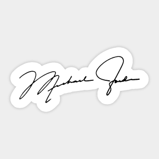 MJ - AUTOGRAPH Sticker